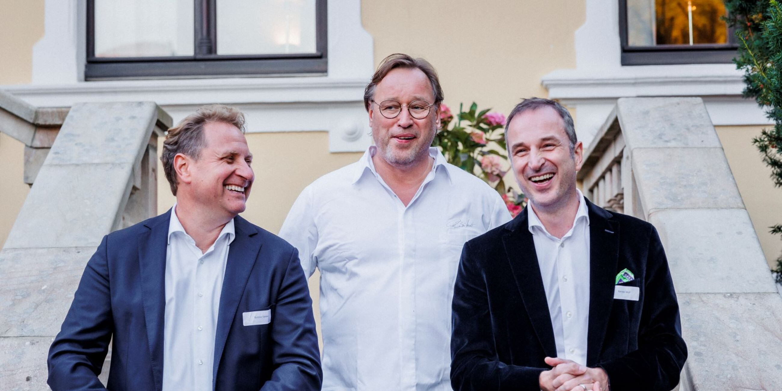 Initiatoren des Charity Dinners für HelpAge - v.l.: Gunnar Sander, Thomas Bühner, Karsten Wulf - Copyright Kai Ostermann